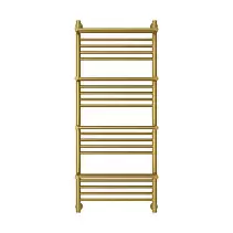 Водяной полотенцесушитель Сунержа Богема 4 полки + 1200х500 матовое золото