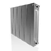 Радиатор биметаллический Royal Thermo PianoForte 500 /Silver Satin/ 10 секций