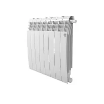 Радиатор биметалл Royal Thermo BiLiner 500 /Bianco Traffico VDR/ 8 секций нижнее правое подключение