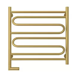 Электрический полотенцесушитель Сунержа ЭЛЕГИЯ 2.0 600х600 / МЭМ левый / матовое золото