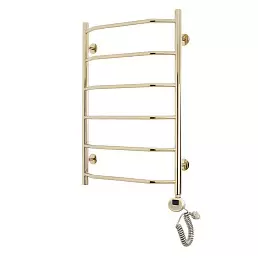 Электрический полотенцесушитель Domoterm Лаура П6 500x800 ER золото