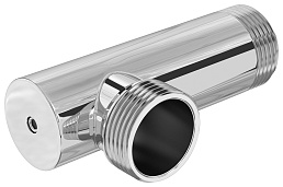 Уголок с клапаном Сунержа G 1" НР х G 1" НР (Золото)