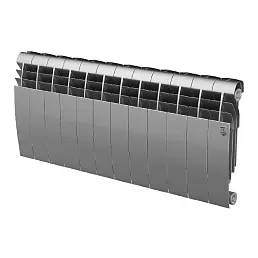 Радиатор биметаллический Royal Thermo BiLiner 350 /Silver Satin/ 12 секций