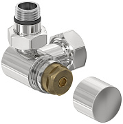 Вентиль Сунержа 3D левый (под шестигранник) G 1/2" НР х G 3/4" НГ (Без покрытия)