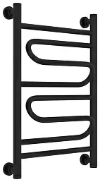 Водяной полотенцесушитель Сунержа Элегия+ 600х400 матовый черный