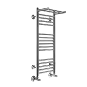 Полотенцесушитель водяной Terminus Аврора с/п П16 300х800