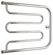 Водяной полотенцесушитель Стилье ТАНДЕМ 500х650 резьба-сгон 1" (Без покрытия)