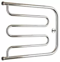 Водяной полотенцесушитель Стилье ТАНДЕМ 500х650 резьба-сгон 1" (Без покрытия)