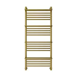 Водяной полотенцесушитель Сунержа Богема 4 полки + 1200х500 состаренная латунь