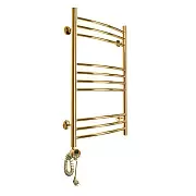 Электрический полотенцесушитель Domoterm с тэном Калипсо П10 500x800 EL золото