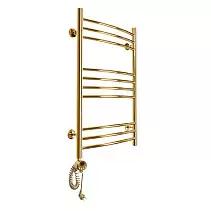 Электрический полотенцесушитель Domoterm с тэном Калипсо П10 500x800 EL золото