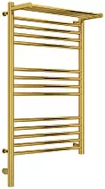 Полотенцесушитель электрический Сунержа Богема с полкой 3.0 800х500 / МЭМ левый Золото