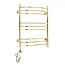 Электрический полотенцесушитель Domoterm Лаура П9 500x700 EL золото
