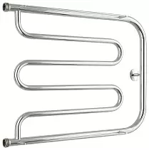 Водяной полотенцесушитель Стилье ТАНДЕМ 2П 500х650 резьба-сгон 1" (Без покрытия)