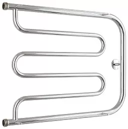 Водяной полотенцесушитель Стилье ТАНДЕМ 2П 500х650 резьба-сгон 1" (Без покрытия)