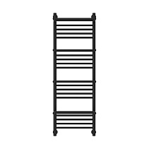 Водяной полотенцесушитель Сунержа Богема 4 полки + 1200х400 матовый черный