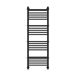 Водяной полотенцесушитель Сунержа Богема 4 полки + 1200х400 матовый черный
