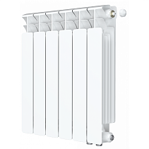 Радиатор биметалл Rifar Base Ventil 500 / 6 секций, нижнее правое подключение