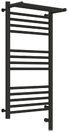 Полотенцесушитель электрический Сунержа Богема с полкой 3.0 800х400 / МЭМ правый Тёмный титан муар