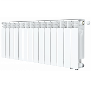 Радиатор биметалл Rifar Base Ventil 350 / 14 секций, нижнее правое подключение