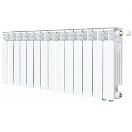 Радиатор биметалл Rifar Base Ventil 350 / 14 секций, нижнее правое подключение