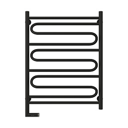 Электрический полотенцесушитель Сунержа ЭЛЕГИЯ 2.0 800х600 / МЭМ левый / матовый черный