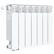 Радиатор биметалл Rifar Base Ventil 350 / 7 секций, нижнее левое подключение