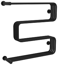 Водяной полотенцесушитель Сунержа Фабула М 600х600 матовый черный