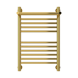 Водяной полотенцесушитель Сунержа Богема с полкой + 600х400 золото