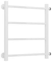 Водяной полотенцесушитель Стилье "Версия-КБ" 500х500 (4) П 20х20 (Белый)