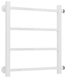 Водяной полотенцесушитель Стилье "Версия-КБ" 500х500 (4) П 20х20 (Белый)