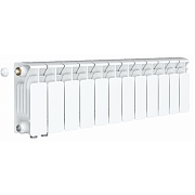 Радиатор биметалл Rifar Base Ventil 200 / 12 секций, нижнее левое подключение