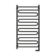 Электрический полотенцесушитель Сунержа ЭЛЕГИЯ 2.0 1200х600 / МЭМ правый / матовый черный