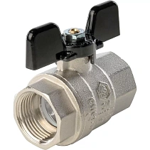 Кран шаровой Stout полнопроходной, ВР/ВР, ручка бабочка 3/4"