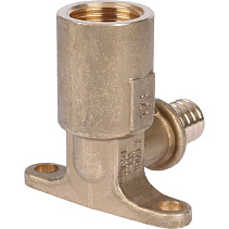 Угольник Stout настенный с длинным нарезным патрубком 20-Rp 1/2"