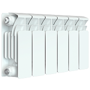 Радиатор биметаллический Rifar Base 200 / 6 секций