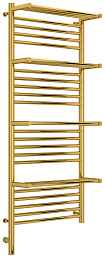 Полотенцесушитель электрический Сунержа Богема с 4 полками 3.0 1200х500 / МЭМ левый Золото