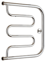 Водяной полотенцесушитель Стилье ТАНДЕМ 500х500 резьба-сгон 1" (Без покрытия)