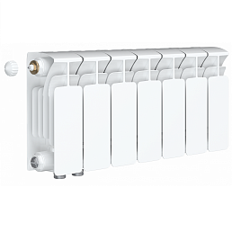 Радиатор биметалл Rifar Base Ventil 200 / 7 секций, нижнее левое подключение