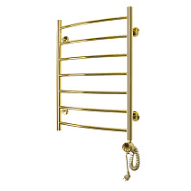 Электрический полотенцесушитель Domoterm с тэном Калипсо П7 500x700 ER золото
