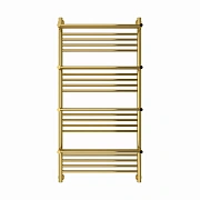 Водяной полотенцесушитель Сунержа Богема 4 полки + 1200х600 золото