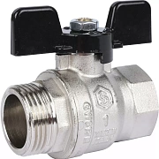 Кран шаровой Stout стандартнопроходной, ВР/НР, ручка бабочка 1"