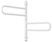 Полотенцесушитель электрический Сунержа Парео 4.0-2С 567х535 Матовый белый