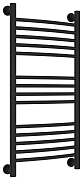 Водяной полотенцесушитель Сунержа Богема+ выгнутая 800х400 матовый черный
