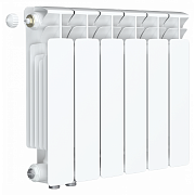 Радиатор биметалл Rifar Base Ventil 350 / 6 секций, нижнее левое подключение