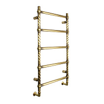 Водяной полотенцесушитель Domoterm из латуни в цвете античная бронза Винтаж П5 500х950 АБР