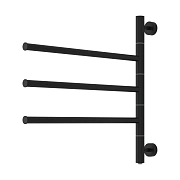 Электрический полотенцесушитель Сунержа Триада 540х585 35,8 Вт матовый черный