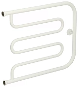 Водяной полотенцесушитель Сунержа Лира+ 500х650 Н. Г. 1 матовый белый