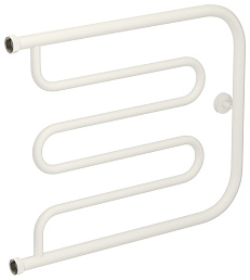 Водяной полотенцесушитель Сунержа Лира+ 500х650 Н. Г. 1 матовый белый
