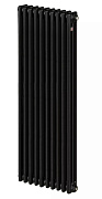 Стальной трубчатый радиатор Zehnder Charleston 3180/10 секций с боковой подводкой N1270 3/4" чёрный 